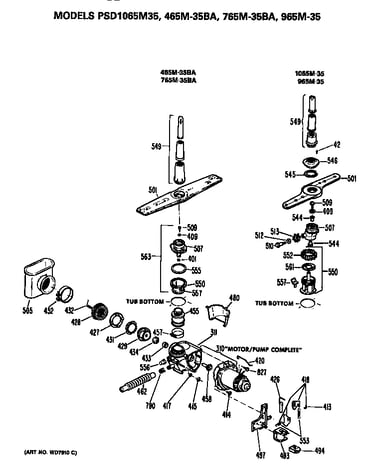 Motor/pump