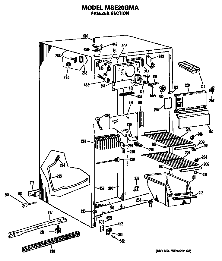 Freezer shelves