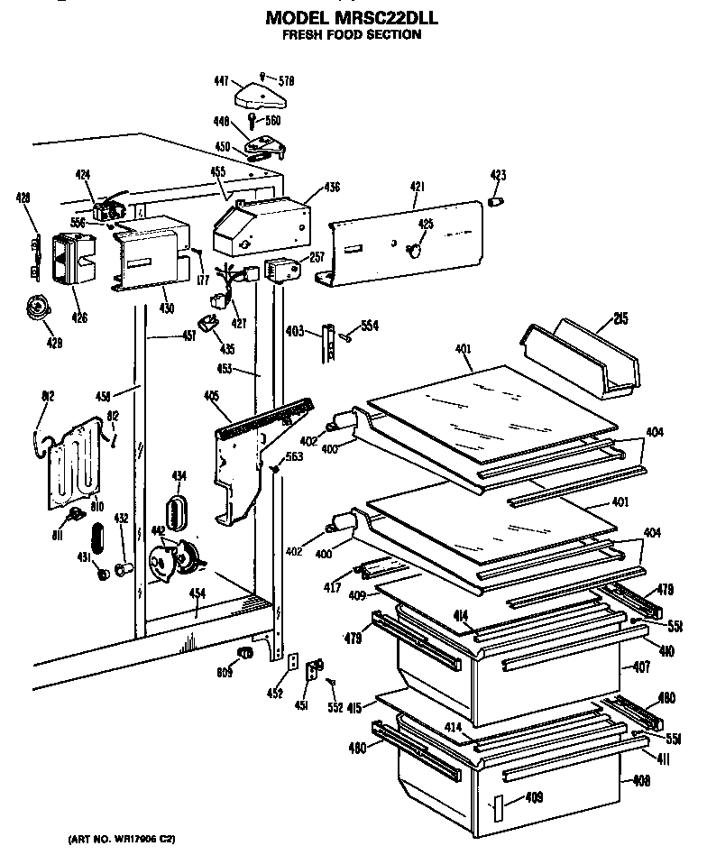 Refrigeator shelves