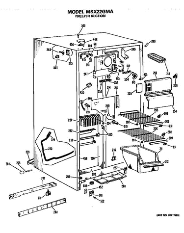 Freezer section