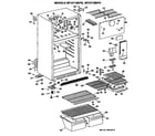 GE MTXY16EPGRWH cabinet diagram