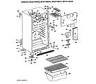 GE MTXY16CPGRWH cabinet diagram