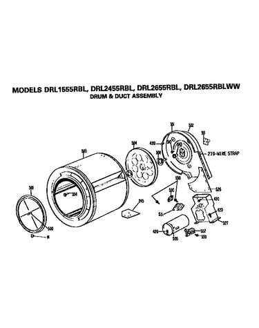 Drum and duct