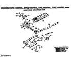 GE DRL1555RBL gas valve and burner diagram