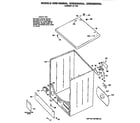 GE DRB1555RAL cabinet diagram