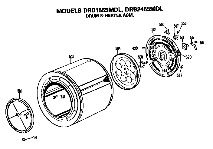 Drum and heater