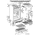 GE MTXY16EPJRHA cabinet diagram