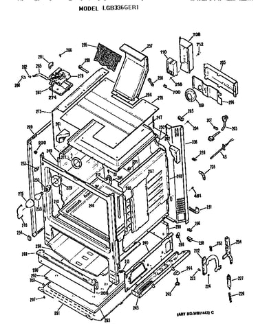 Oven cabinet