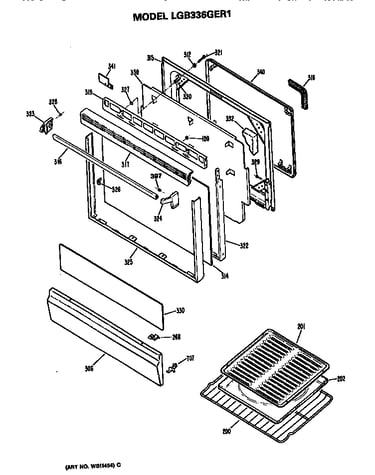 Oven door