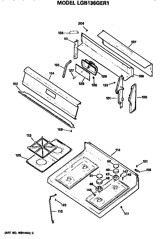 COOKTOP AND BACKSPLASH