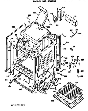 Oven cabinet