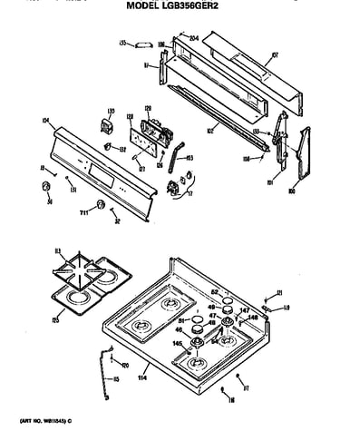 Cooktop and backsplash