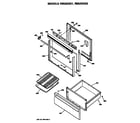 Hotpoint RB525GS1 door/utility drawer diagram