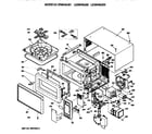 GE LEM045J02 microwave parts diagram