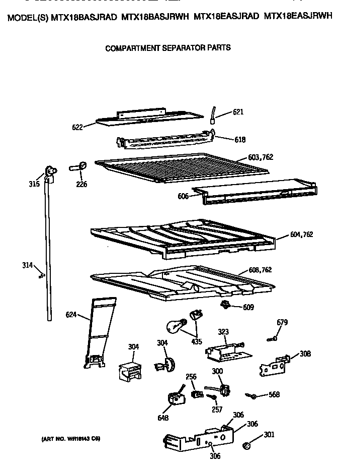 Compartment separator