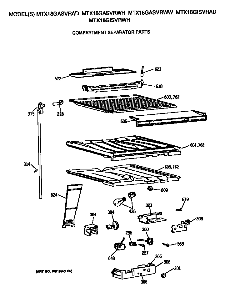 Compartment separator
