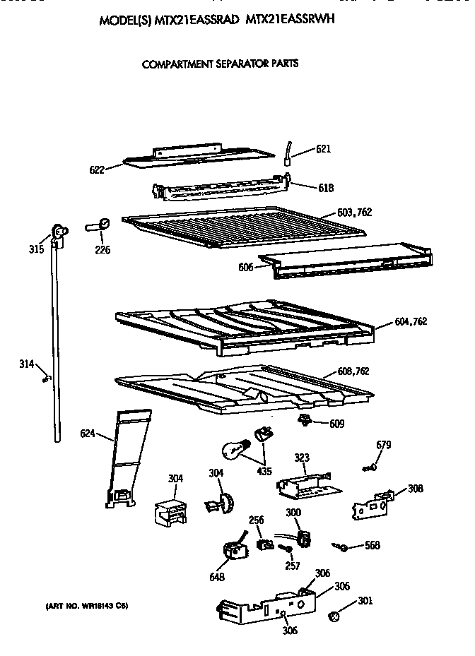 Compartment separator