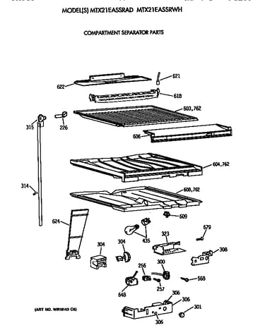 Compartment separator