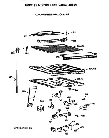 Compartment separator