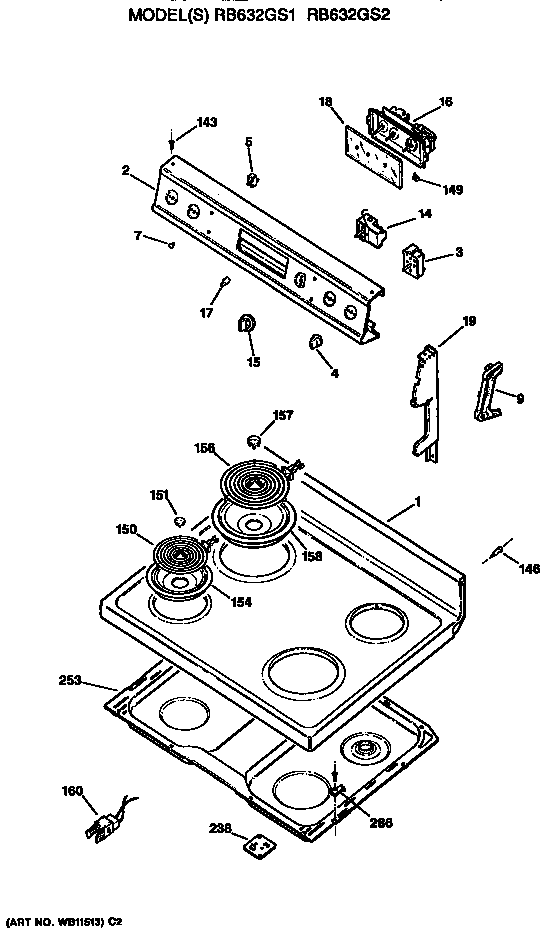 COOKTOP/CONTROLS