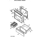 Hotpoint RB632GS2 door/utility drawer diagram
