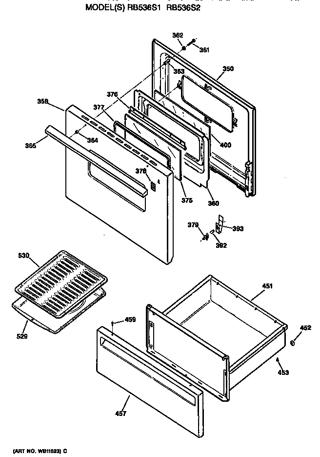 Door/utility drawer