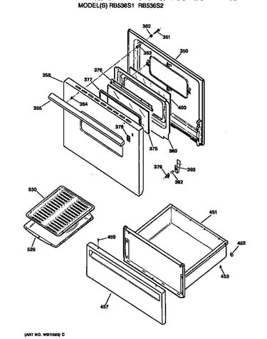 Door/utility drawer