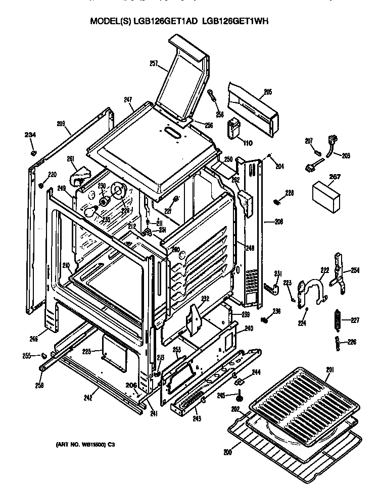Oven cabinet