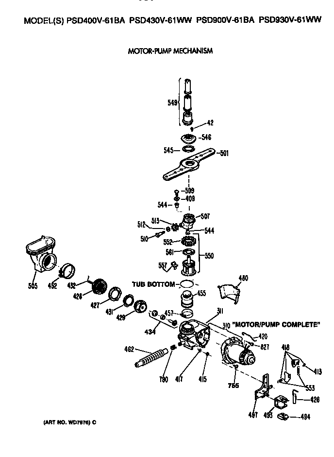 Parts diagram