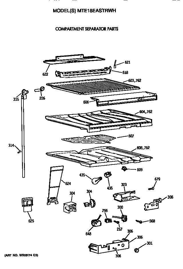 Compartment separator
