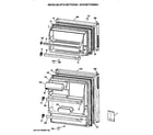 GE MTX16EYTDRWH doors diagram