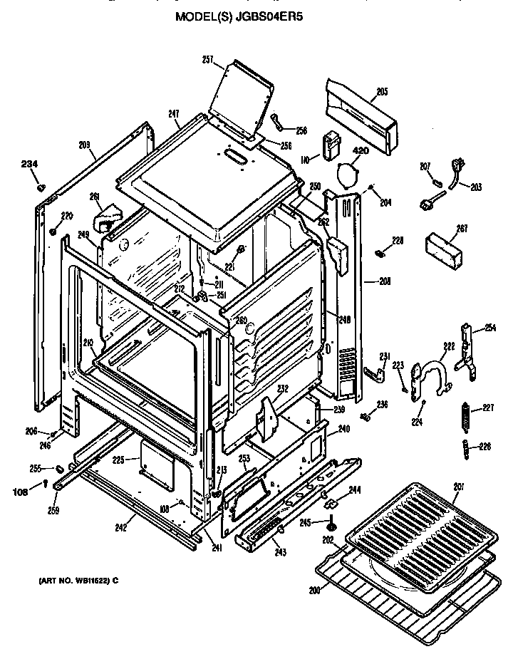 Oven cabinet