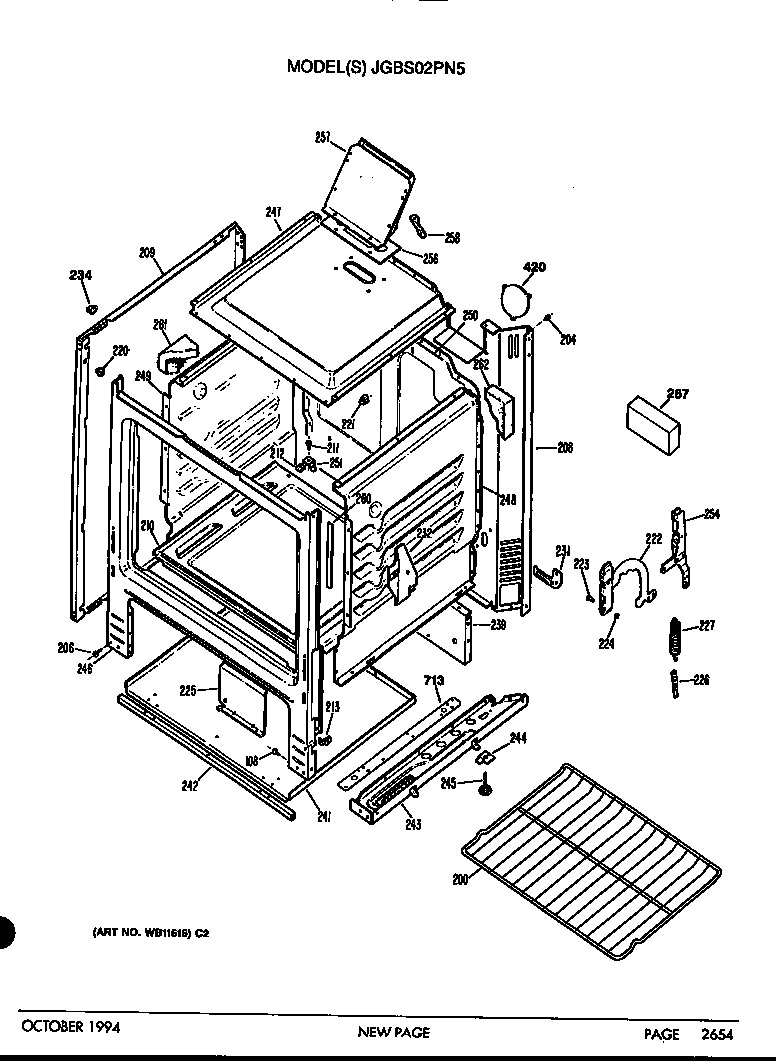 Oven cabinet