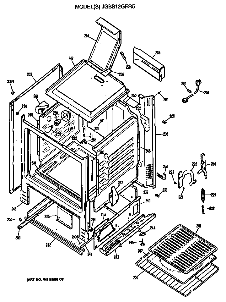 Oven cabinet