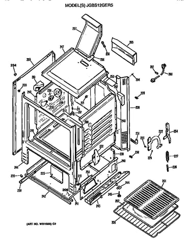 Oven cabinet