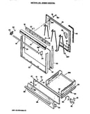 Oven door and broiler
