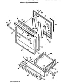 Oven door and broiler