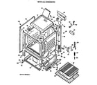 GE JGSS05GER5 oven cabinet diagram