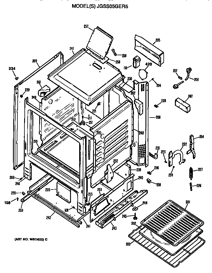 Oven cabinet