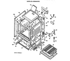 GE JGBS04GER5 oven cabinet diagram