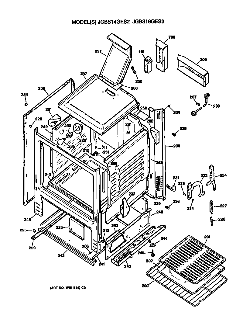 Oven cabinet