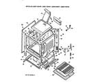 GE JGBS17GER5 oven cabinet diagram