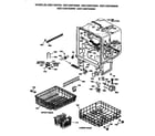 GE GSD1236T63WW tub/tracks diagram