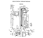 GE TFX30PRTAWW freezer door diagram