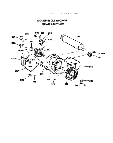 Blower and drive