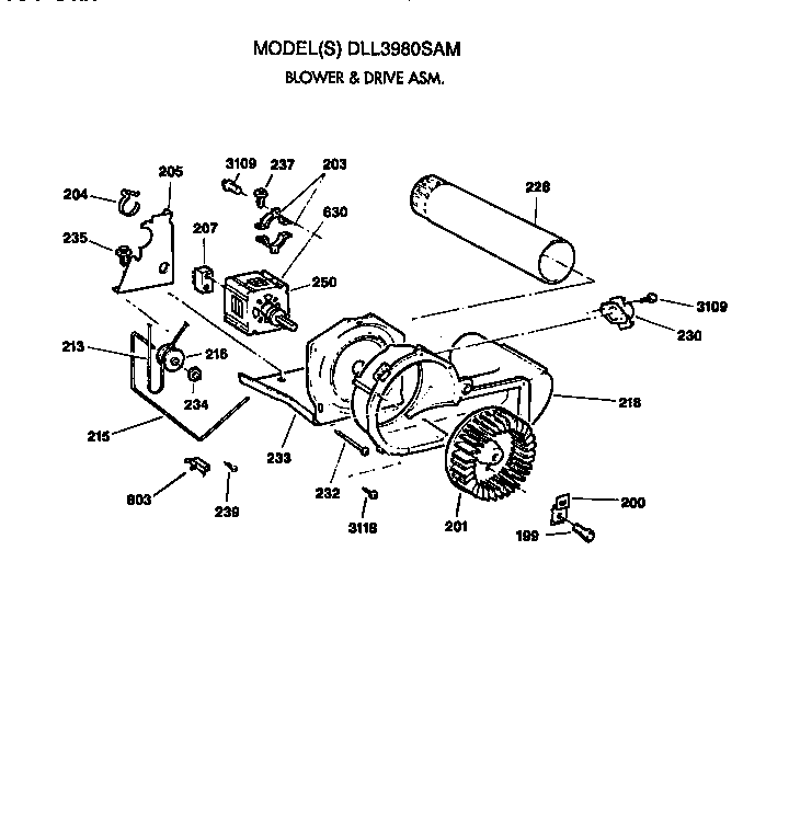 Blower and drive