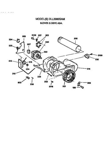 Blower and drive