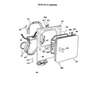 Hotpoint DLL3980SAM cabinet front diagram