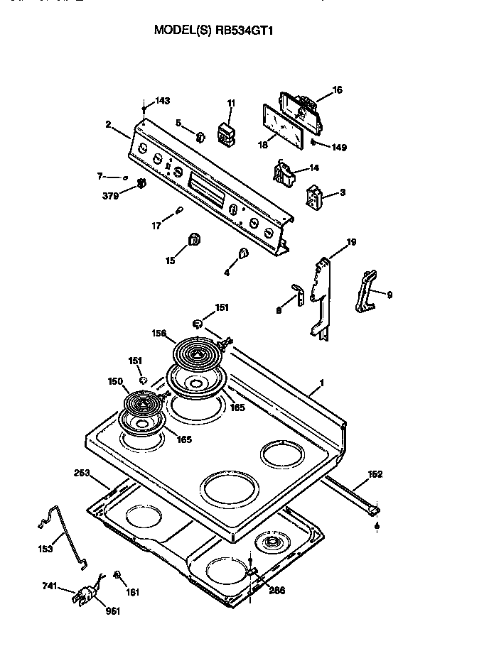 COOKTOP/CONTROLS