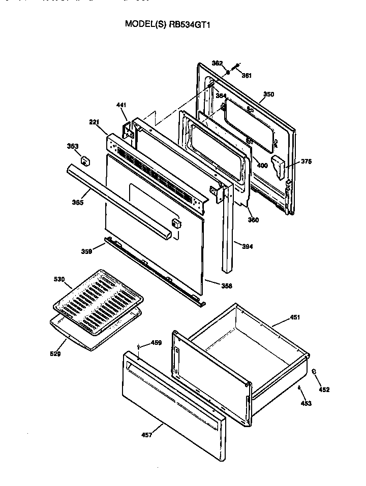 Door/utility drawer
